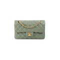 ITEM 30 - Chanel Classic Small Double Flap Iridescent Green 18C