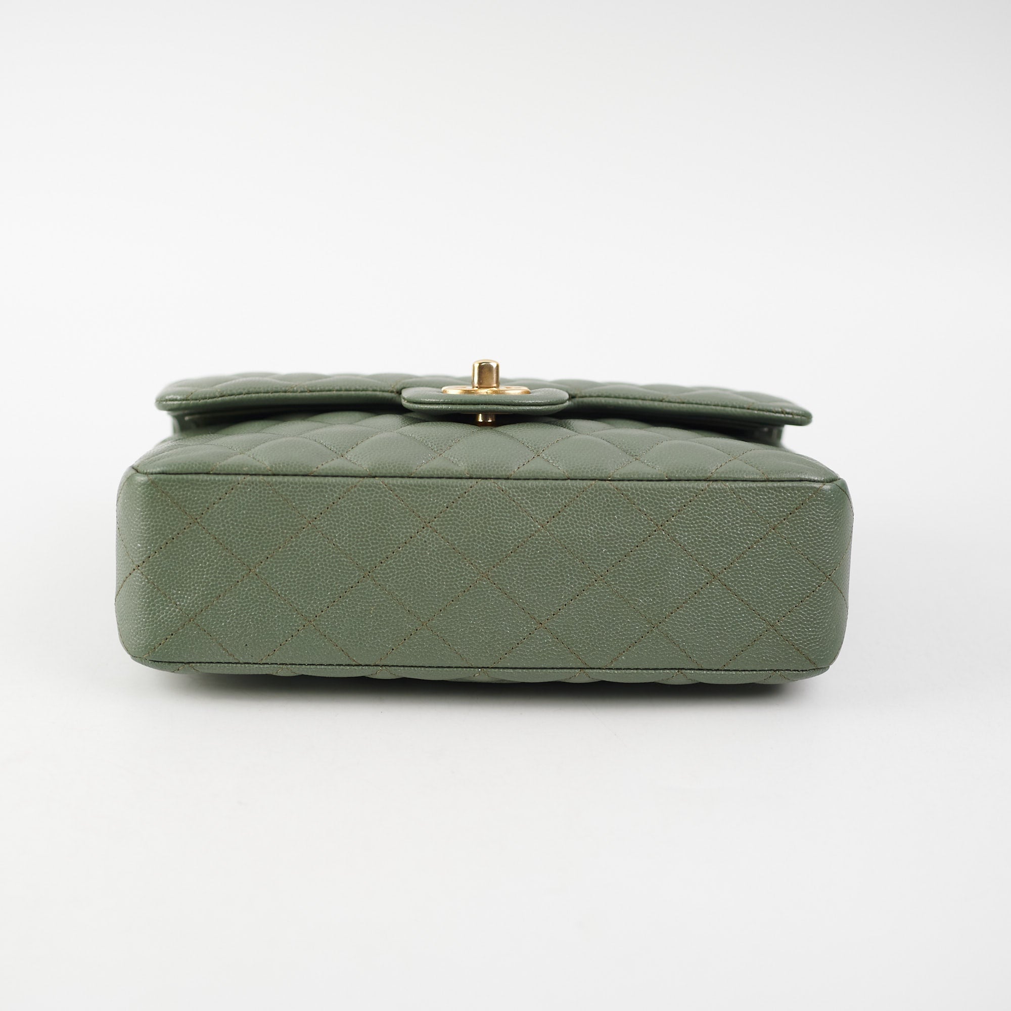 ITEM 30 - Chanel Classic Small Double Flap Iridescent Green 18C