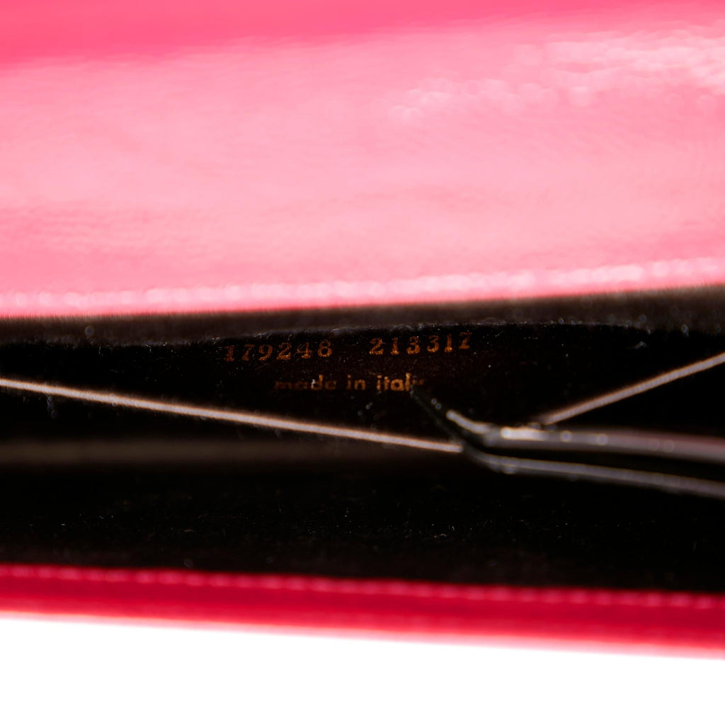 Saint Laurent Belle De Jour Patent Leather Clutch Bag (SHG-28032)