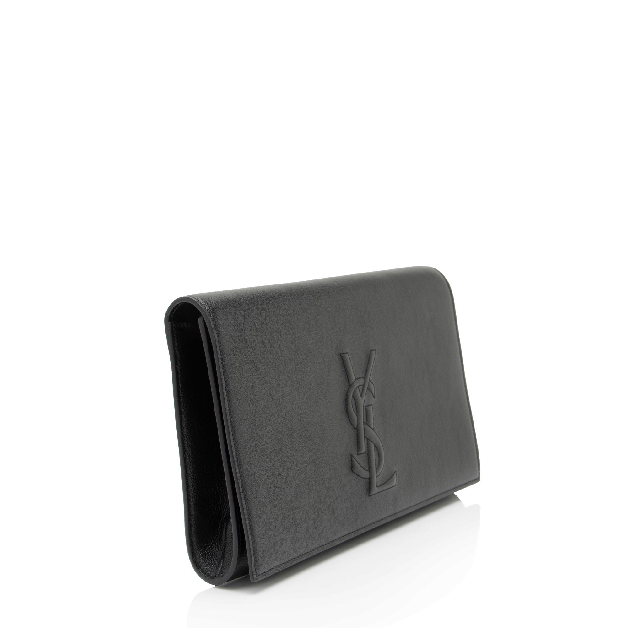Saint Laurent Calfskin Belle de Jour Clutch