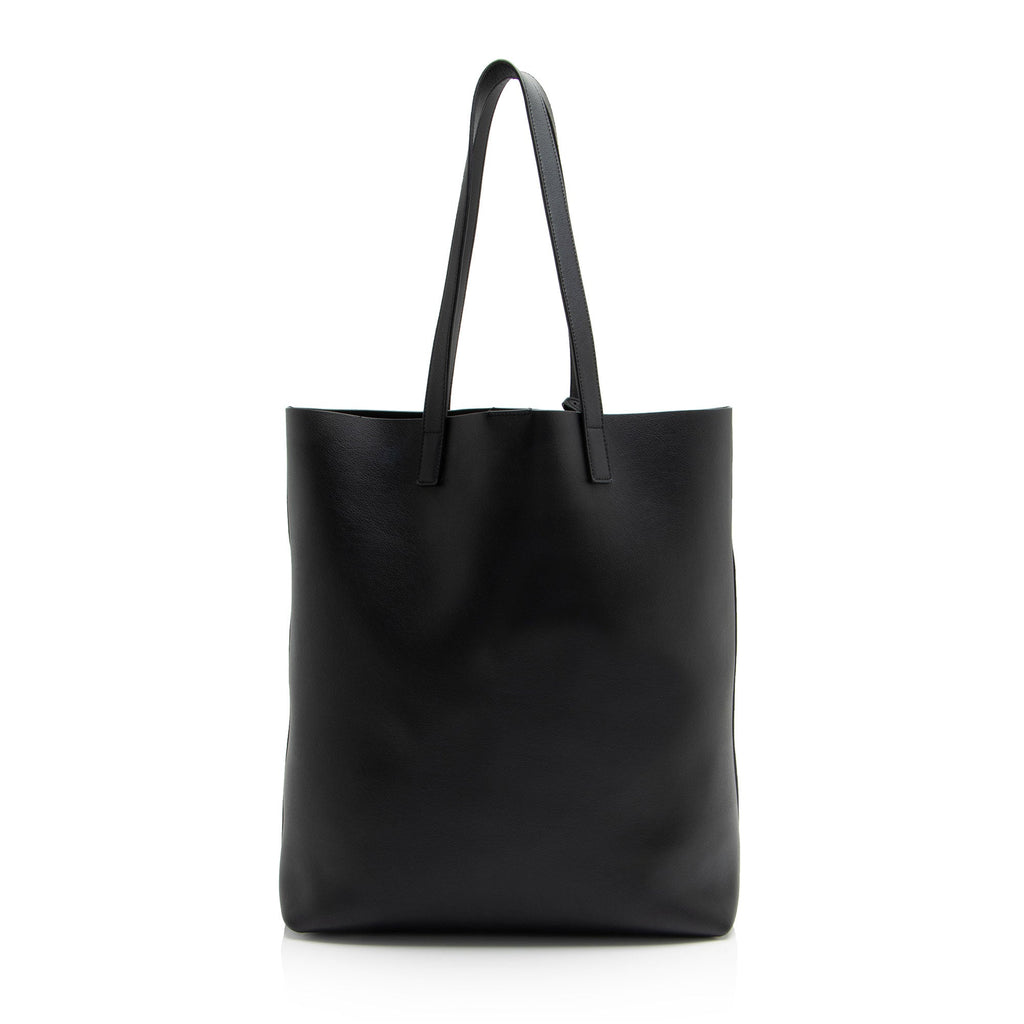 Saint Laurent Calfskin Bold Shopping Tote