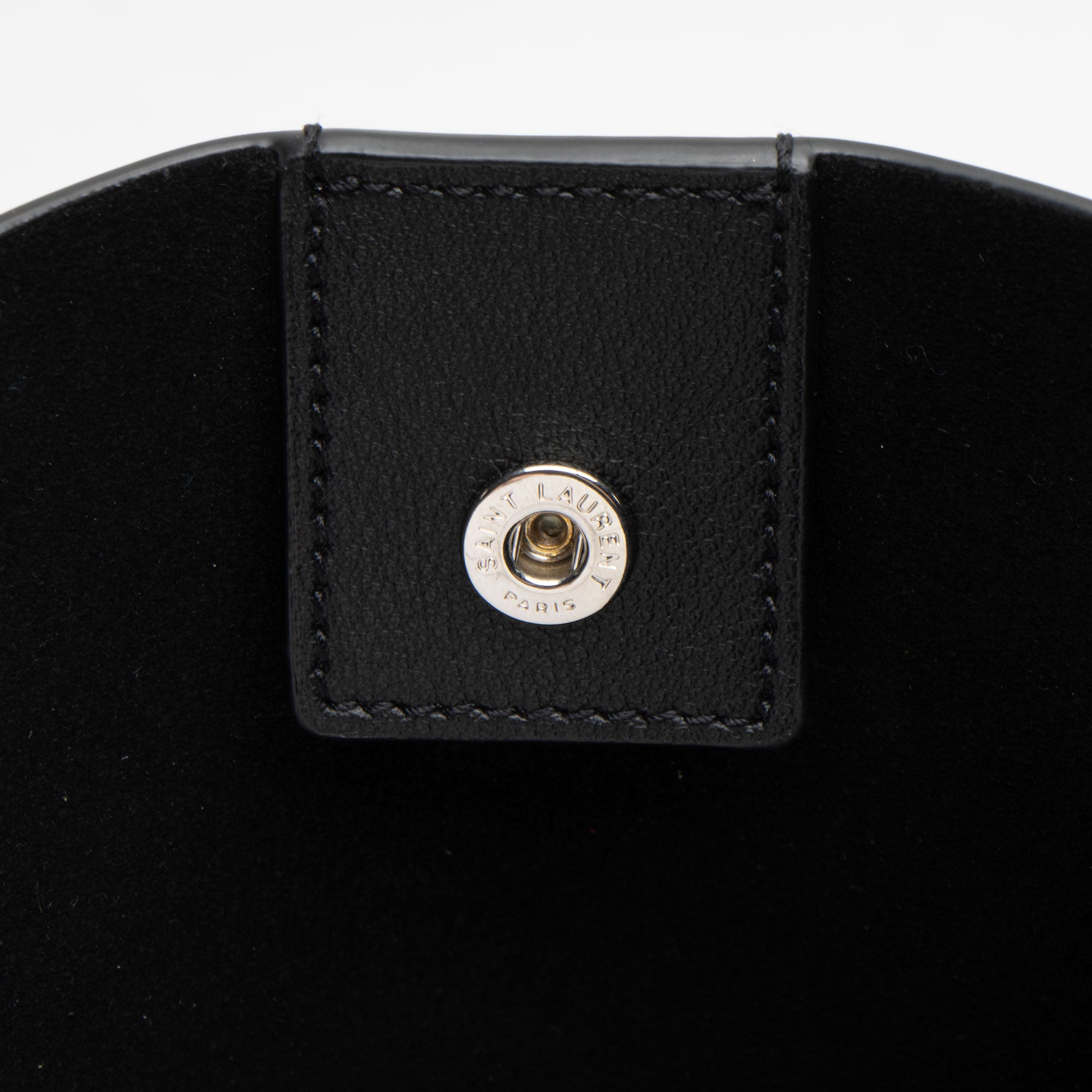 Saint Laurent Calfskin Bold Shopping Tote