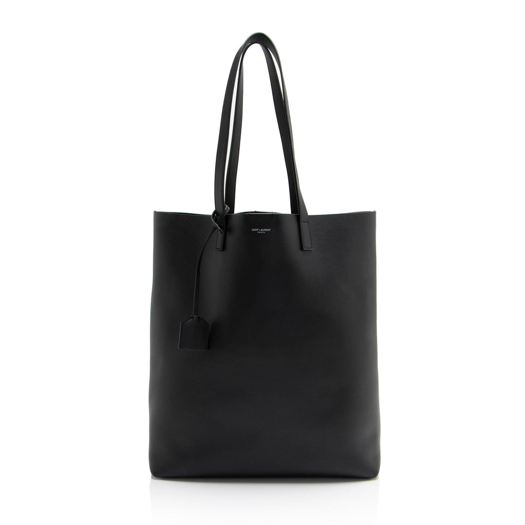 Saint Laurent Calfskin Bold Shopping Tote