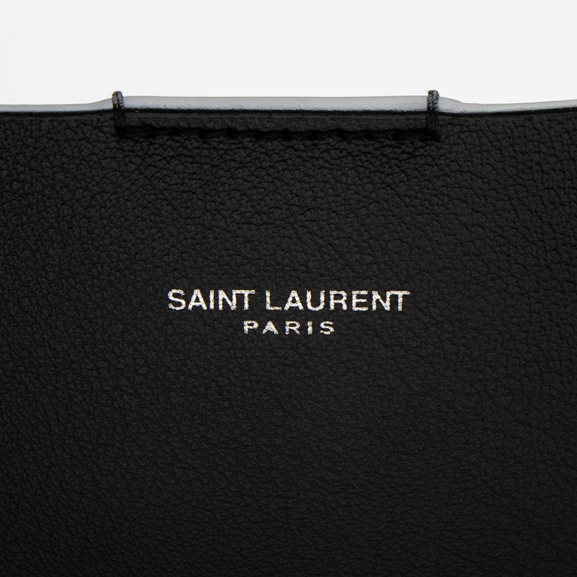Saint Laurent Calfskin Bold Shopping Tote