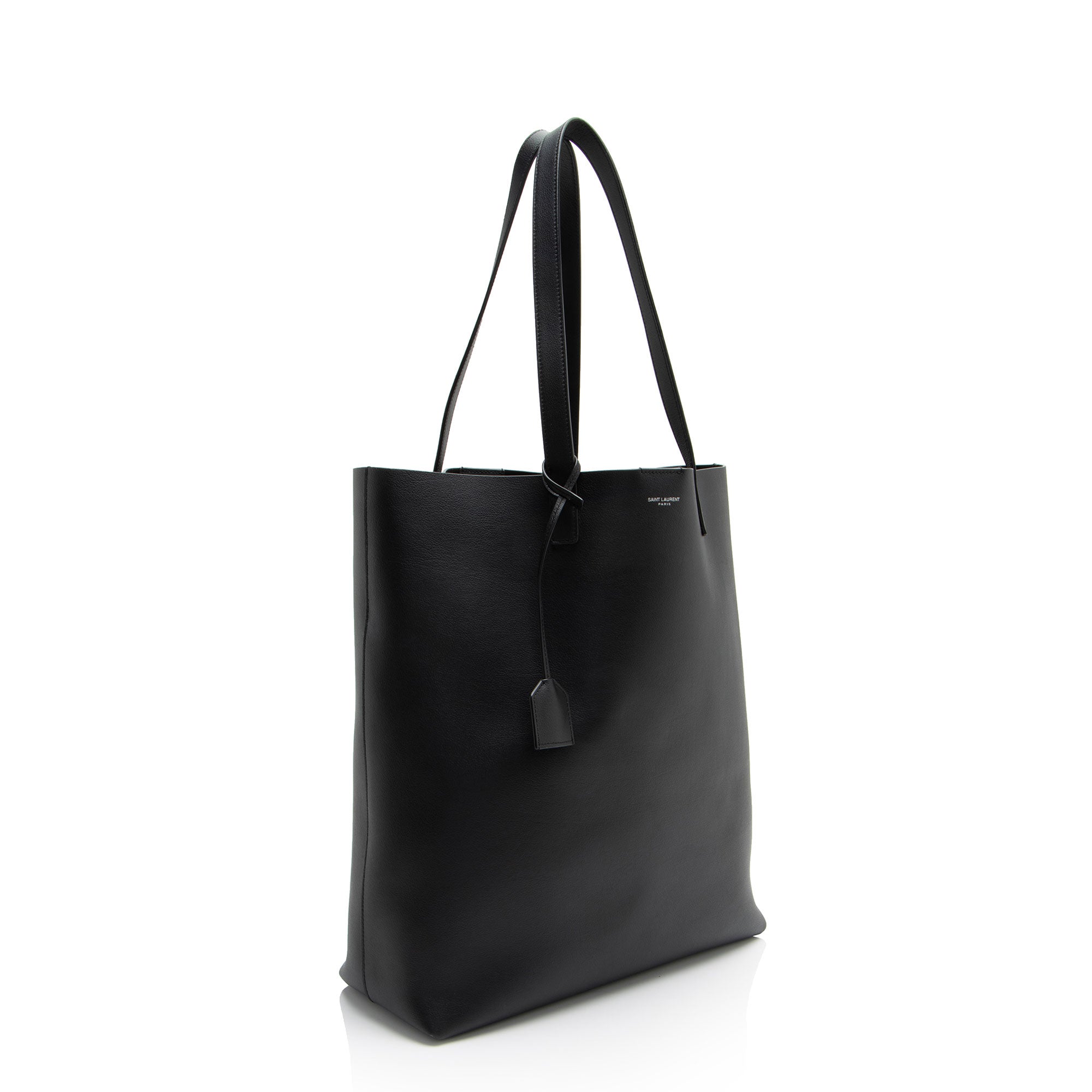 Saint Laurent Calfskin Bold Shopping Tote