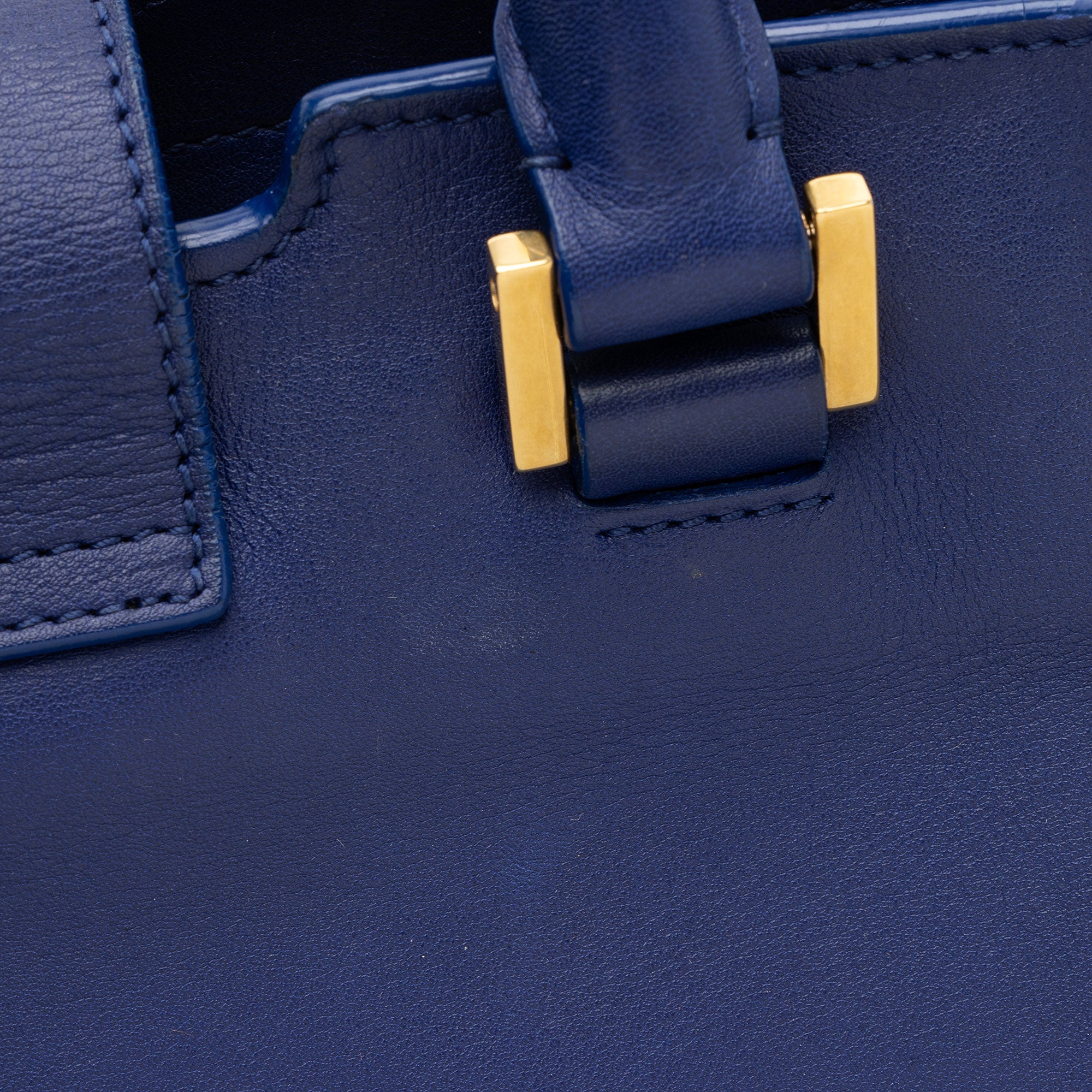Saint Laurent Calfskin Cabas Chyc Small Tote