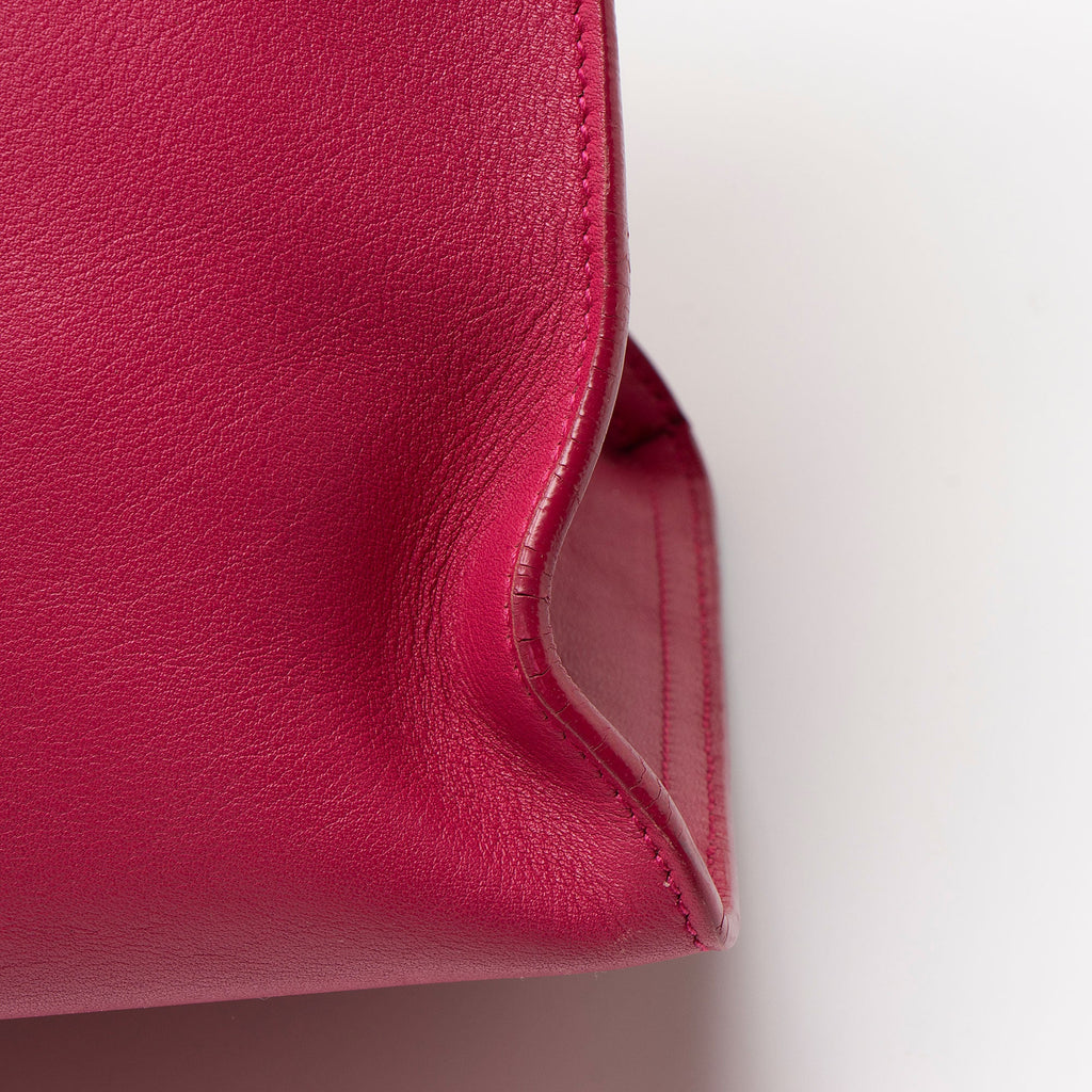 Saint Laurent Calfskin Classic Cabas Y Small Tote