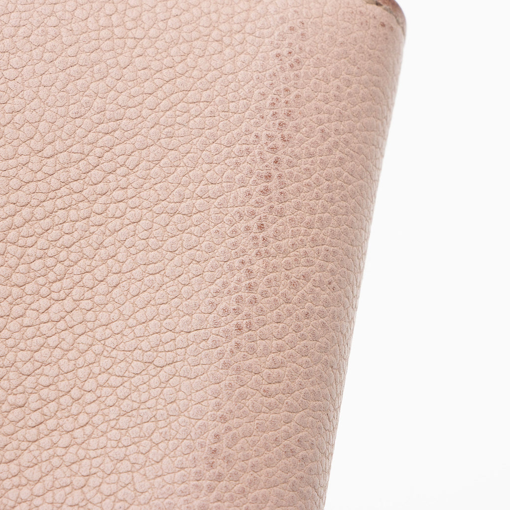 Saint Laurent Calfskin Compact Zip Around Wallet