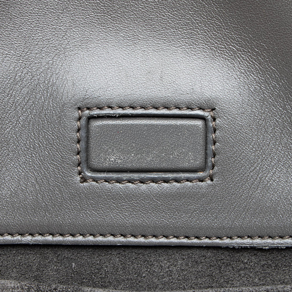 Saint Laurent Calfskin Duffle 6 Satchel (SHF-23052)