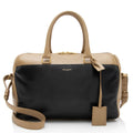 Saint Laurent Calfskin Duffle 6 Satchel (SHF-ZZBrpg)