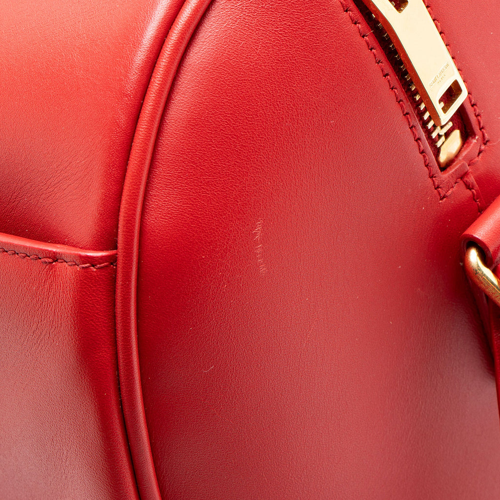Saint Laurent Calfskin Duffle 6 Satchel