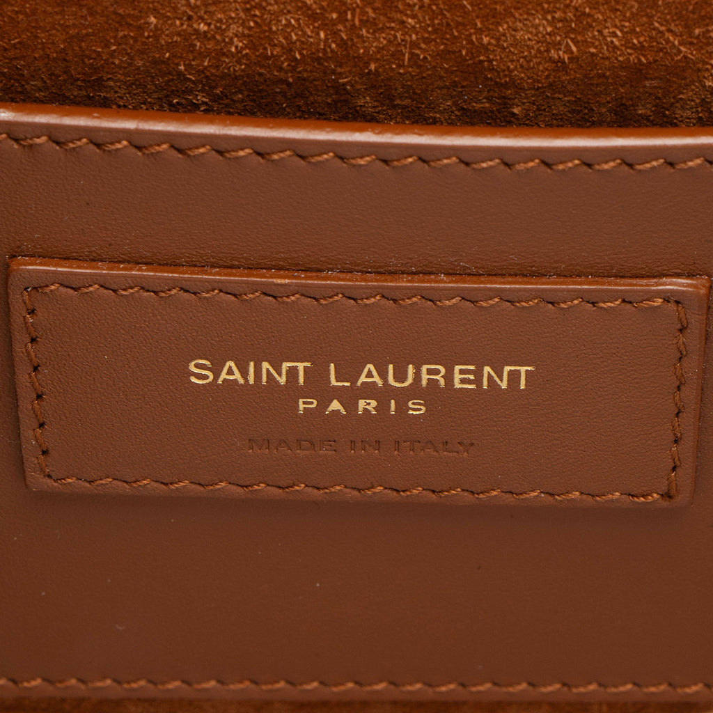 Saint Laurent Calfskin June Box Crossbody (SHF-LZUQrh)