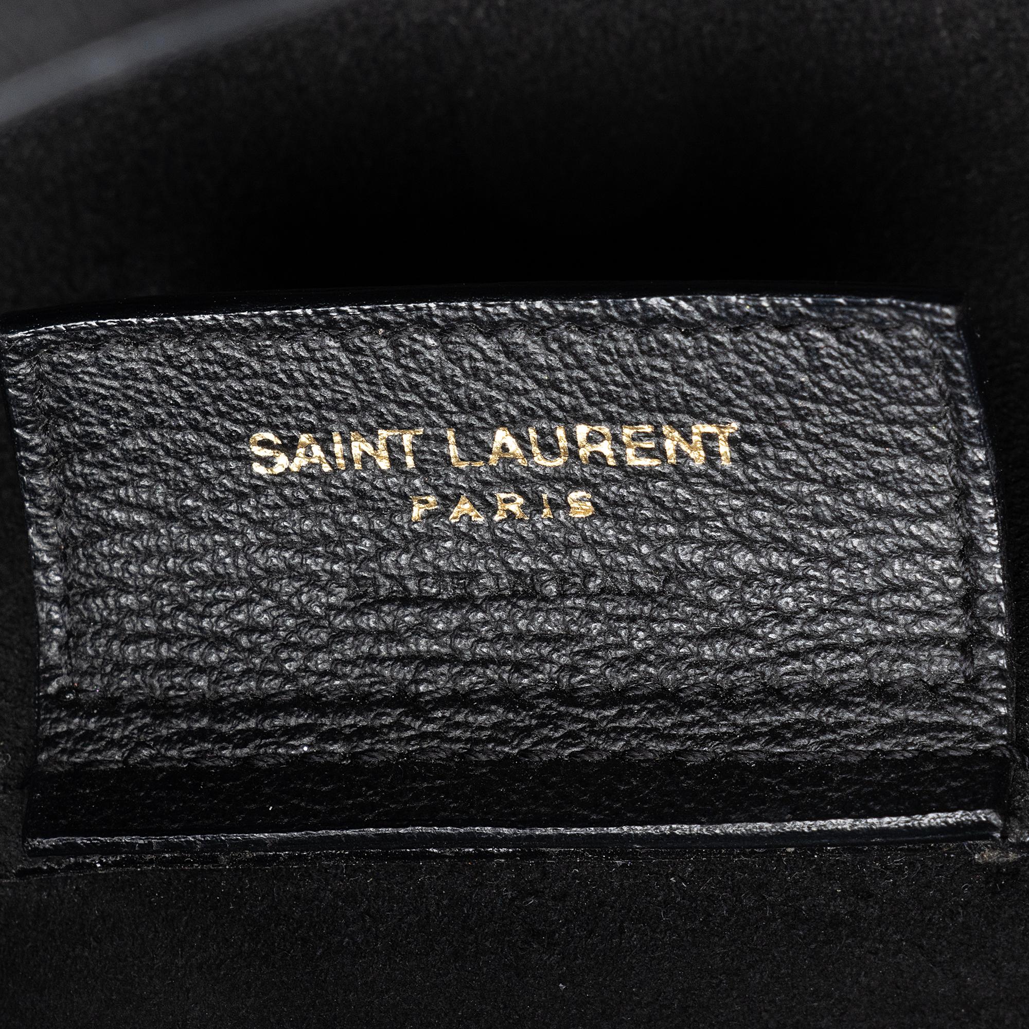 Saint Laurent Calfskin Large Shopping Tote (SHF-22494)