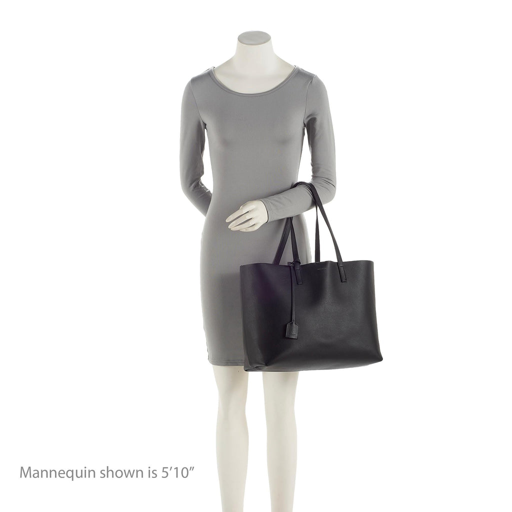 Saint Laurent Calfskin Large Shopping Tote (SHF-22494)