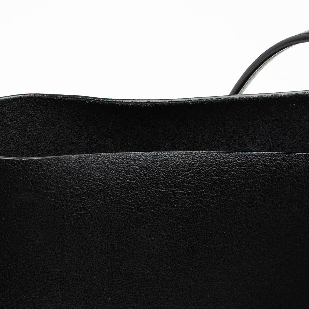Saint Laurent Calfskin Large Shopping Tote (SHF-23053)