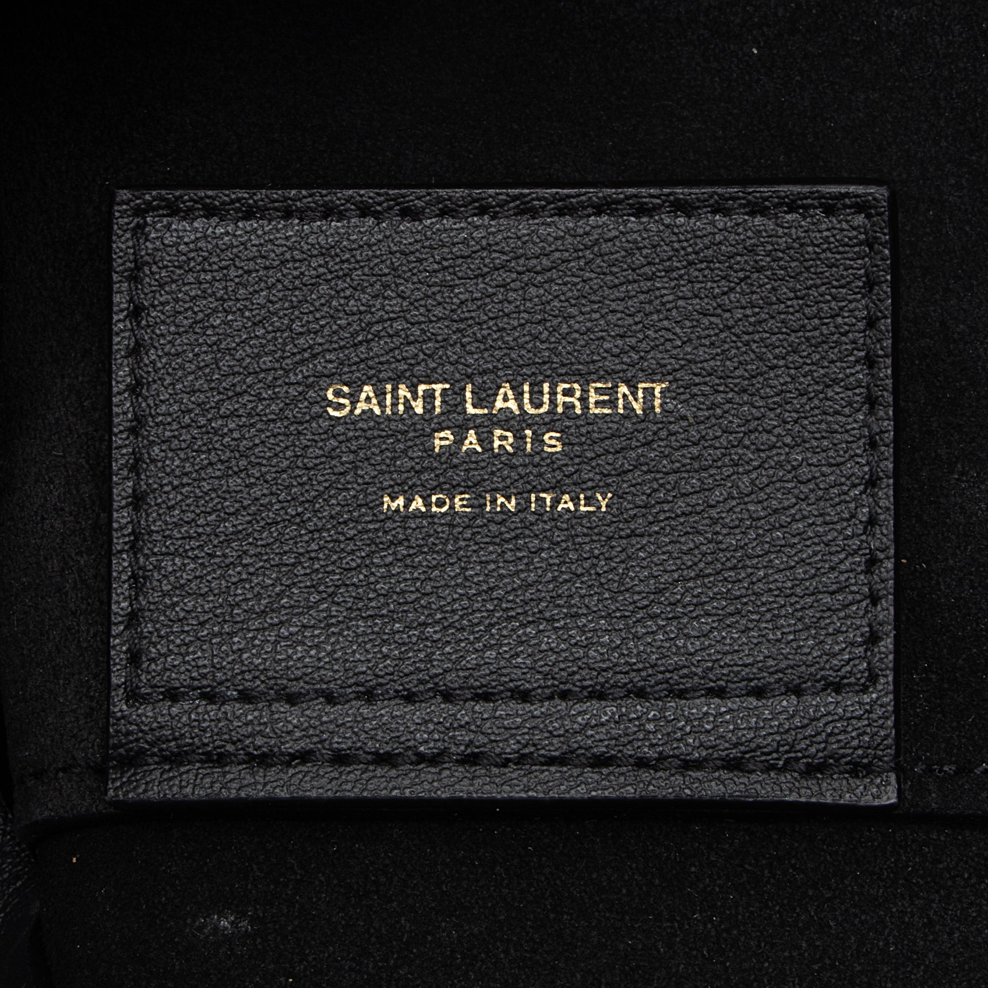 Saint Laurent Calfskin Large Shopping Tote (SHF-23053)
