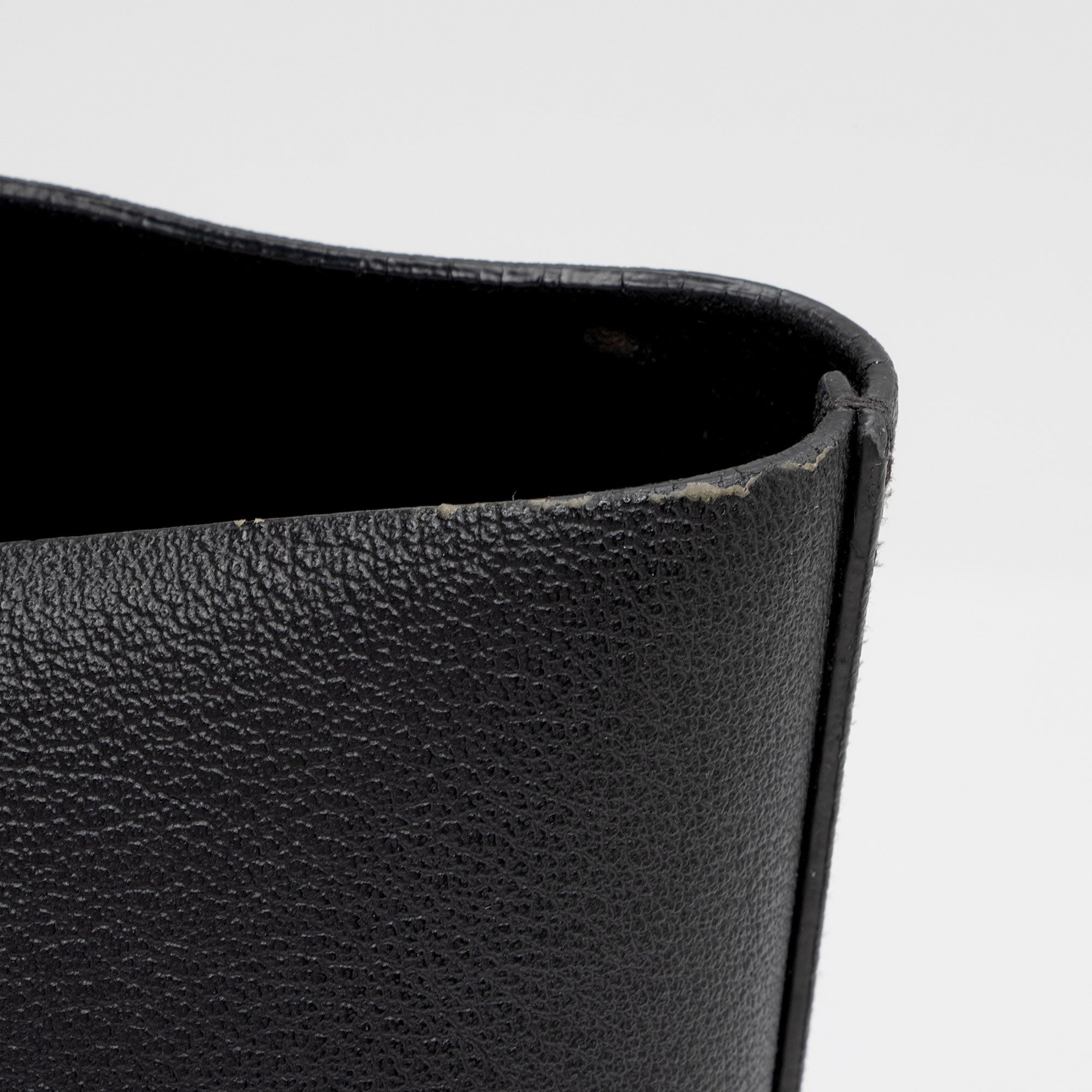Saint Laurent Calfskin Large Shopping Tote (SHF-wdJx5S)