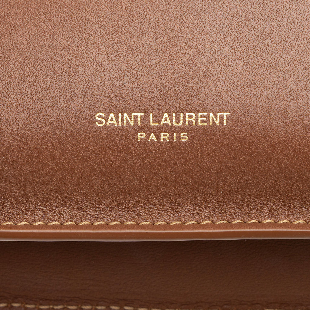 Saint Laurent Calfskin Liane Chain Shoulder Bag