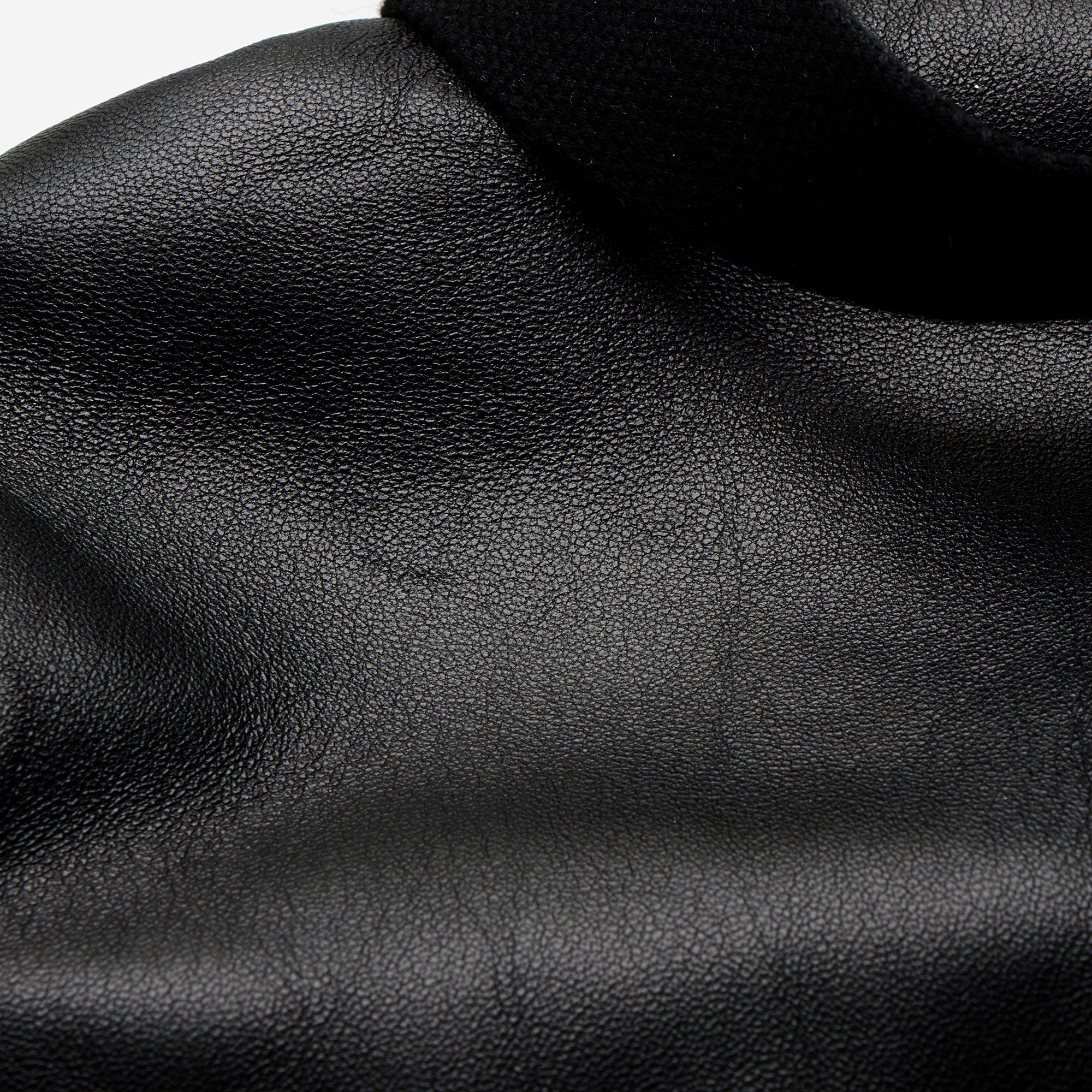 Saint Laurent Calfskin Logo Drawstring Backpack