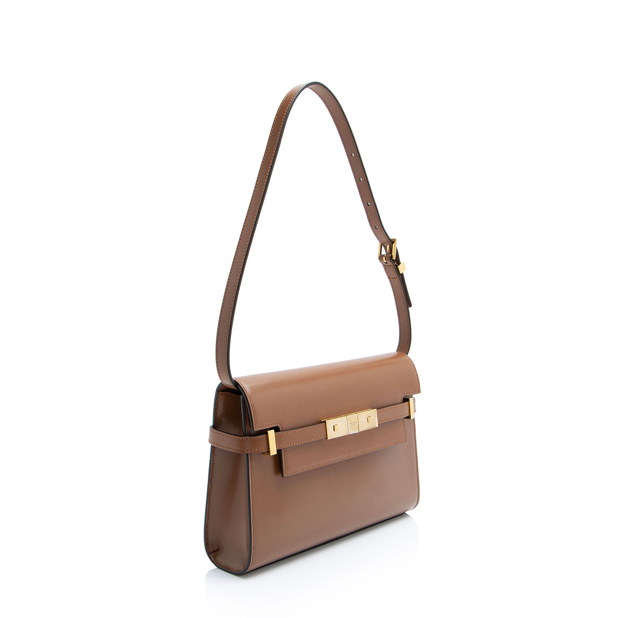 Saint Laurent Calfskin Manhattan Small Shoulder Bag