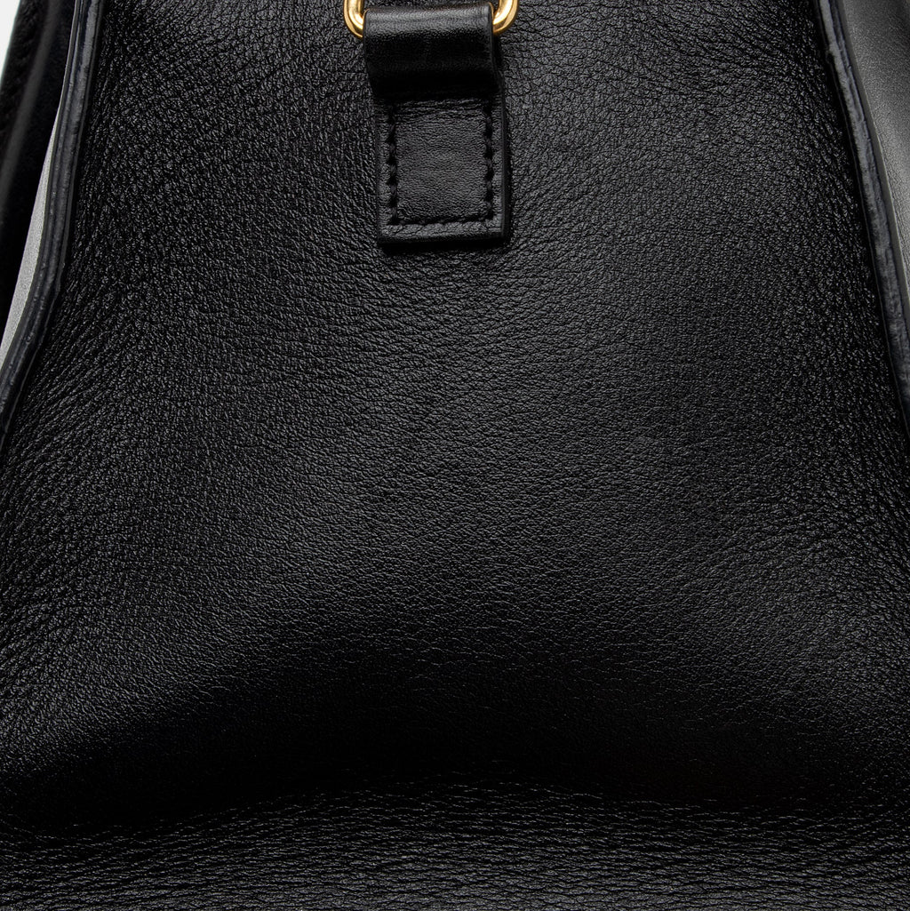Saint Laurent Calfskin Monogram Baby Cabas Tote (SHF-aWaDWU)
