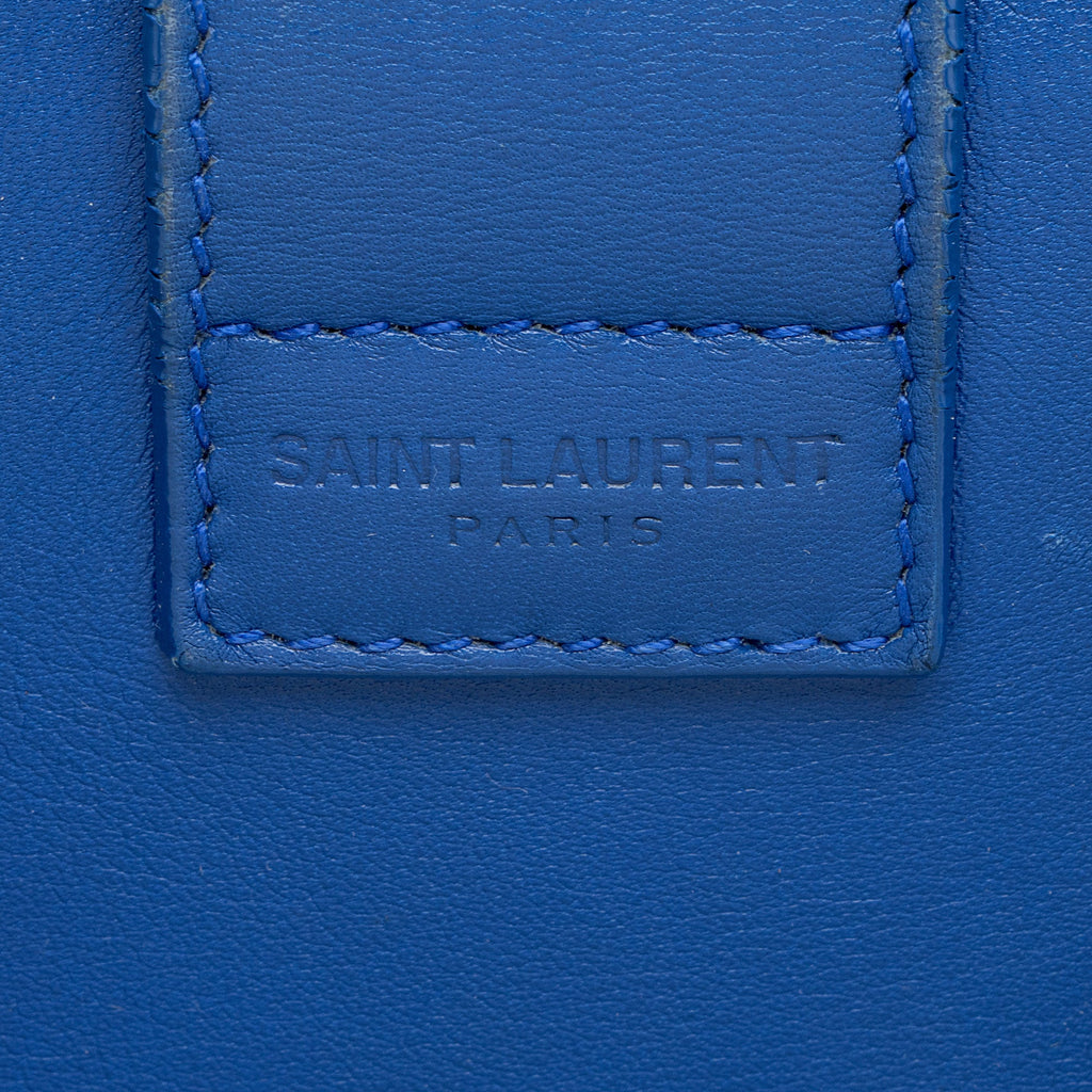 Saint Laurent Calfskin Monogram Baby Cabas Tote