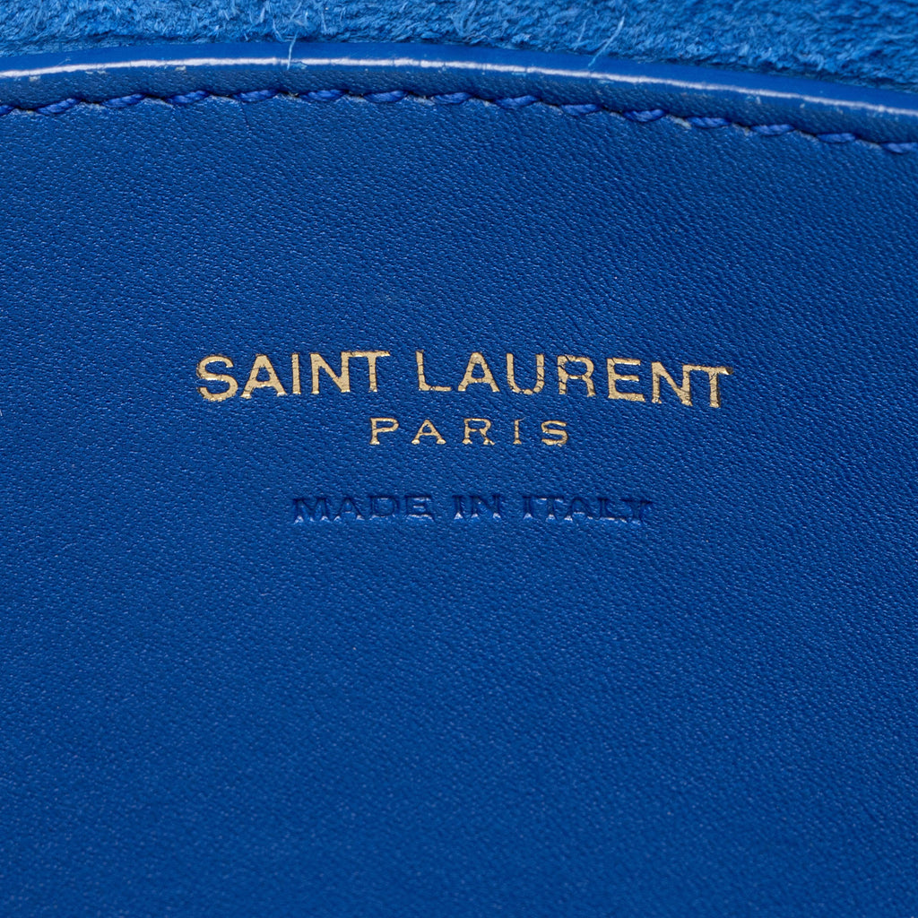 Saint Laurent Calfskin Monogram Baby Cabas Tote