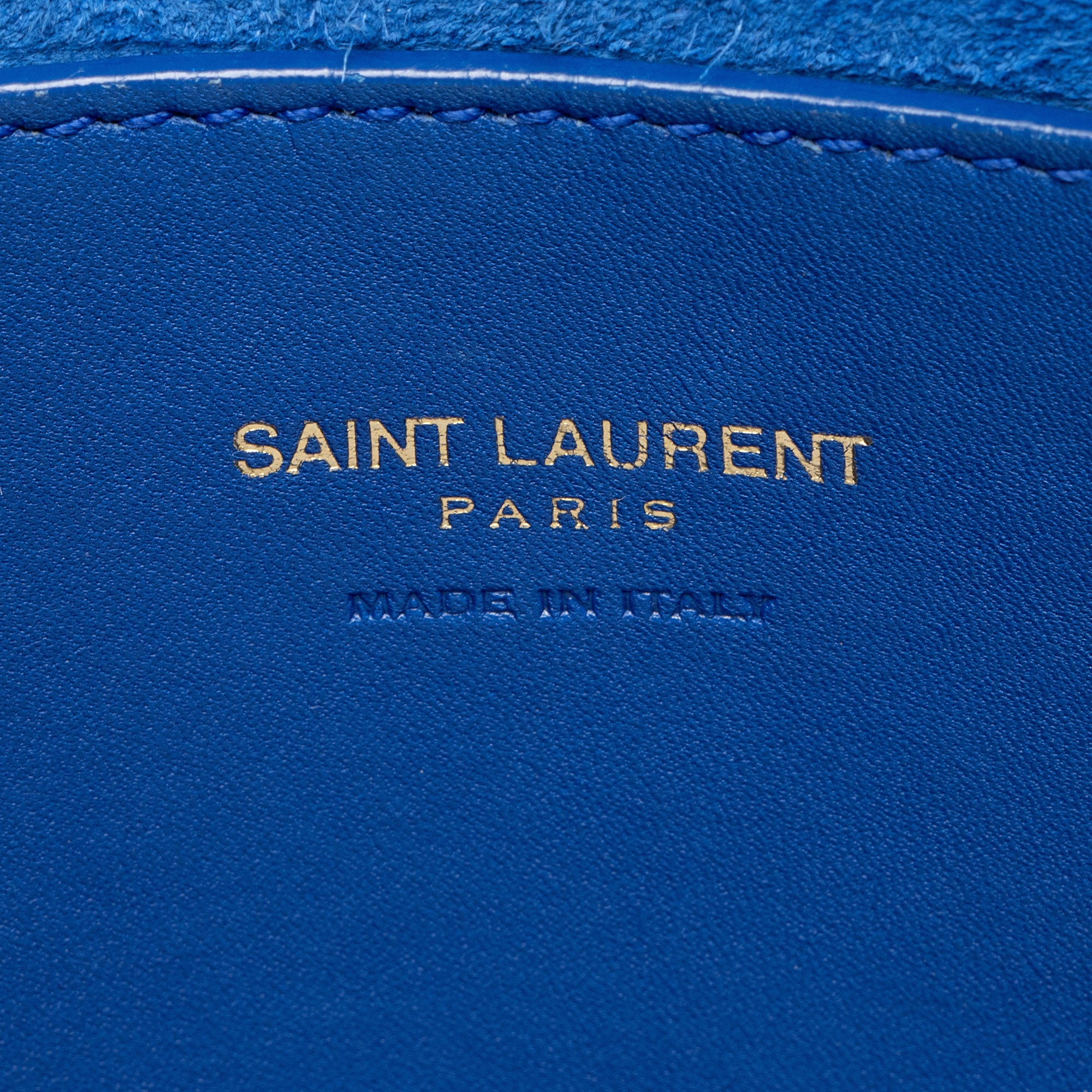 Saint Laurent Calfskin Monogram Baby Cabas Tote