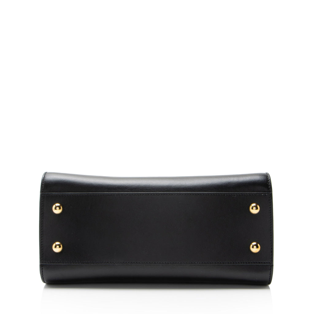 Saint Laurent Calfskin Monogram Baby Cabas Tote