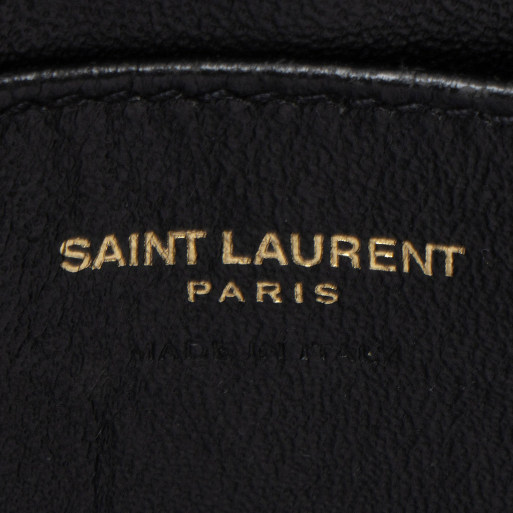 Saint Laurent Calfskin Monogram Baby Cabas Tote