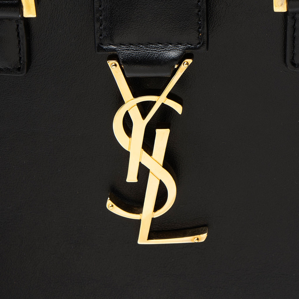 Saint Laurent Calfskin Monogram Baby Cabas Tote