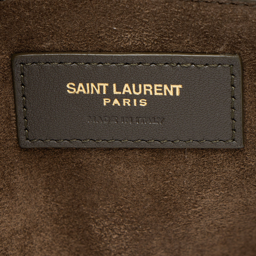 Saint Laurent Calfskin Monogram Besace Niki Shoulder Bag