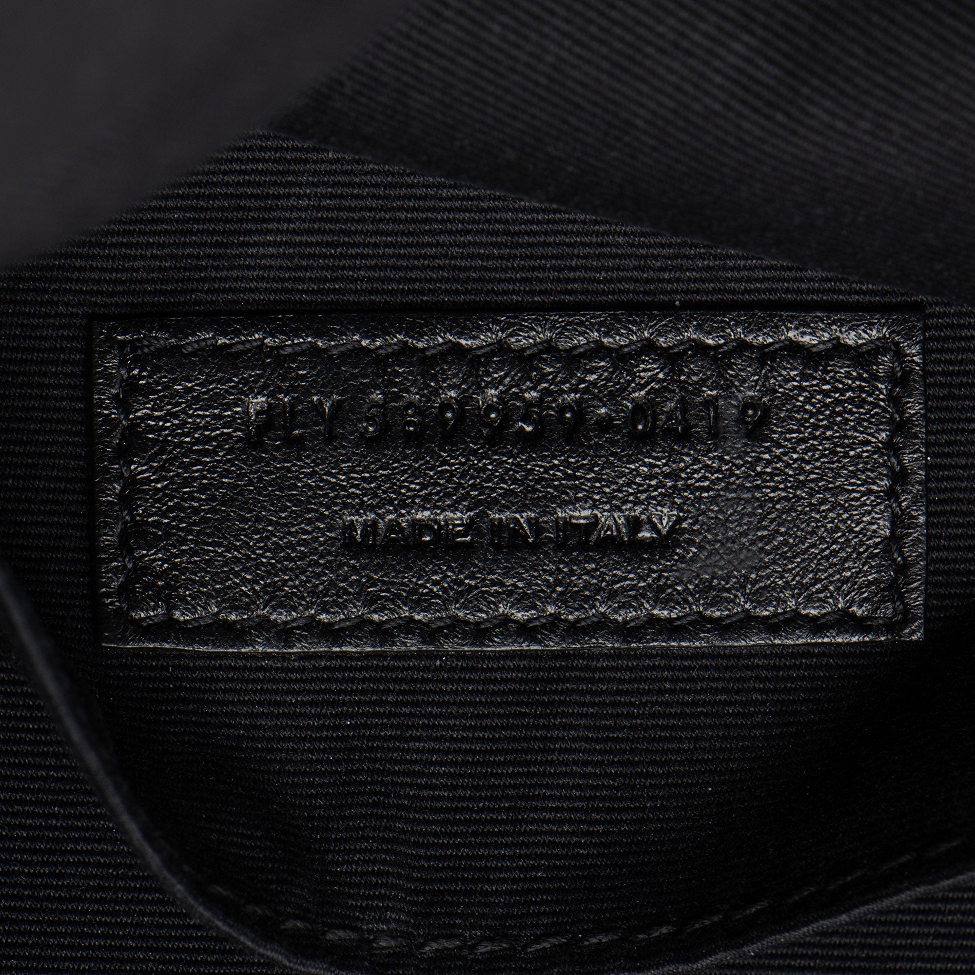 Saint Laurent Calfskin Monogram Cassandre Classic Belt Bag