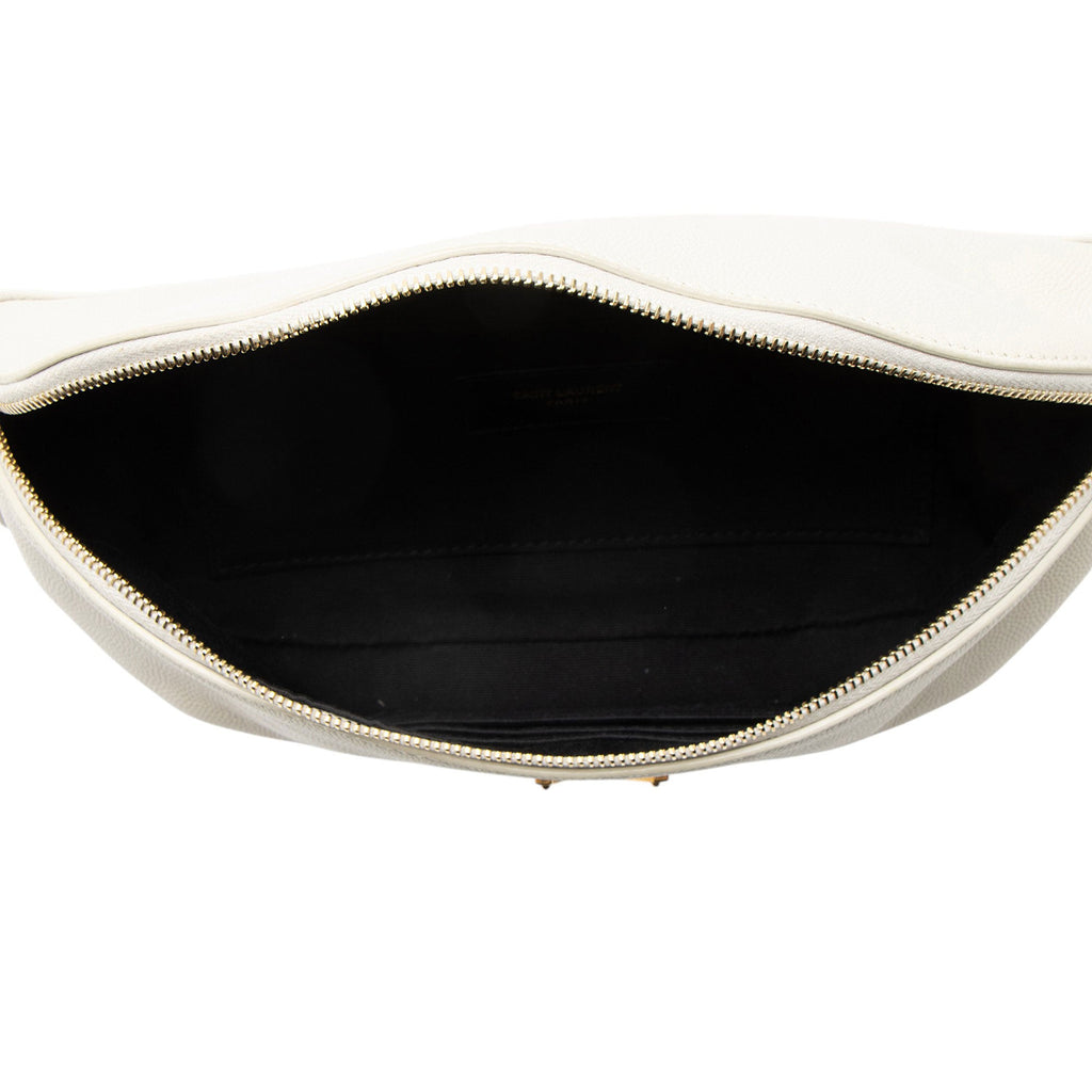 Saint Laurent Calfskin Monogram Cassandre Classic Belt Bag