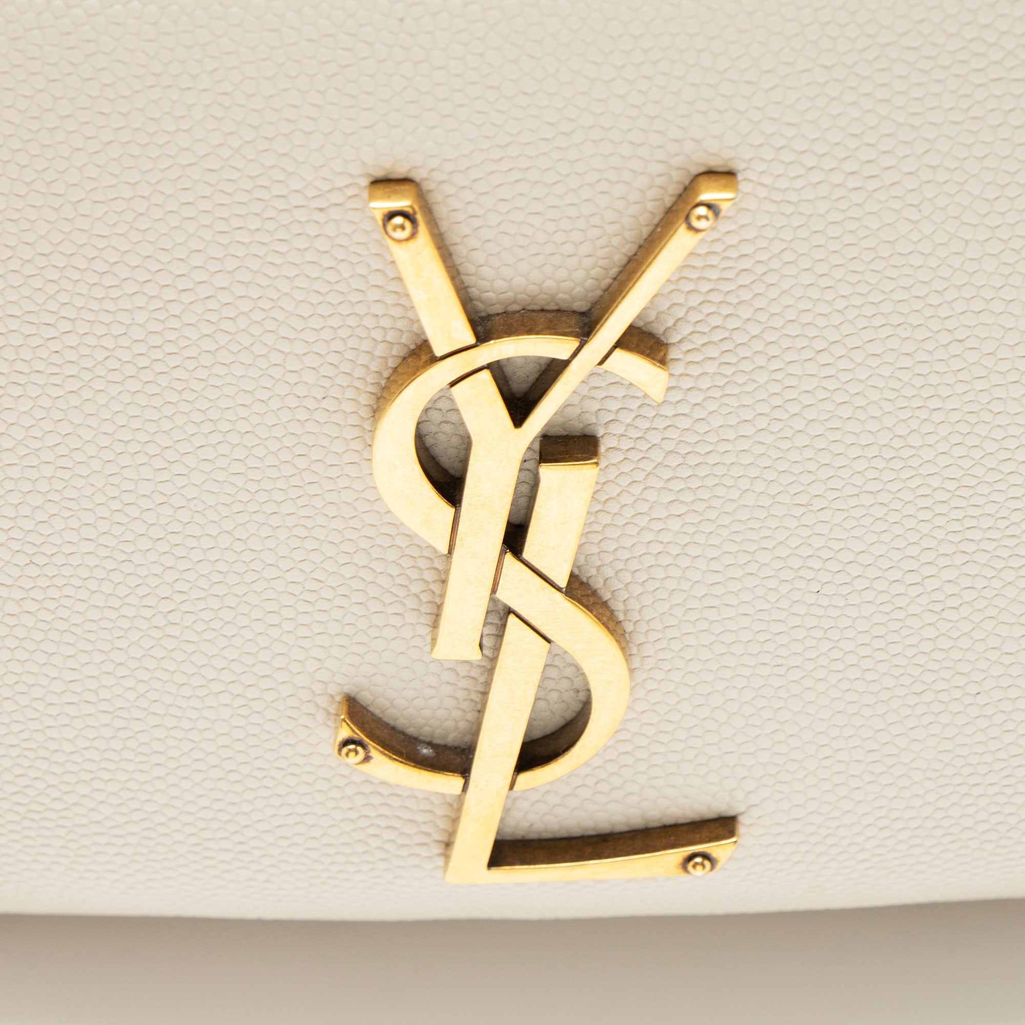 Saint Laurent Calfskin Monogram Cassandre Classic Belt Bag