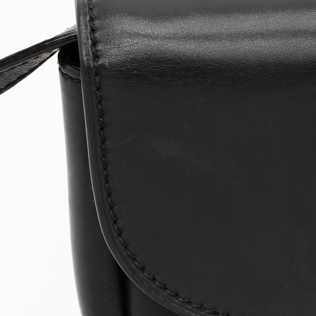Saint Laurent Calfskin Monogram Kaia Mini Shoulder Bag