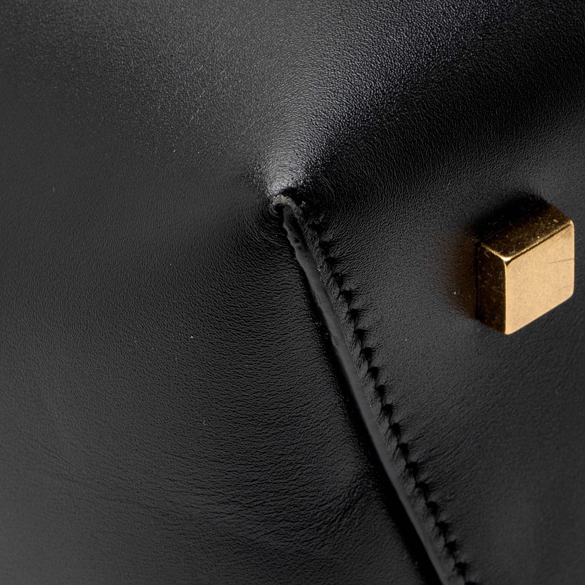 Saint Laurent Calfskin Monogram Le 37 Bucket Bag