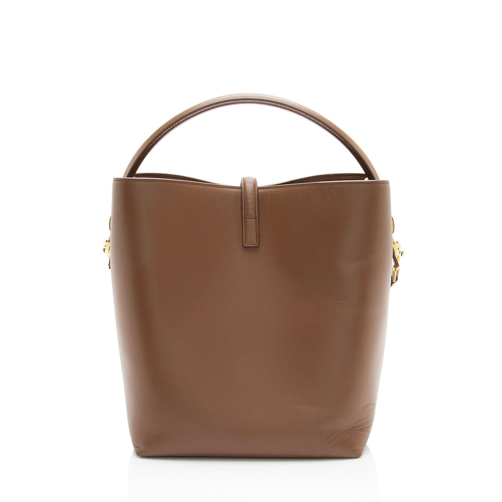 Saint Laurent Calfskin Monogram Le 37 Bucket Bag