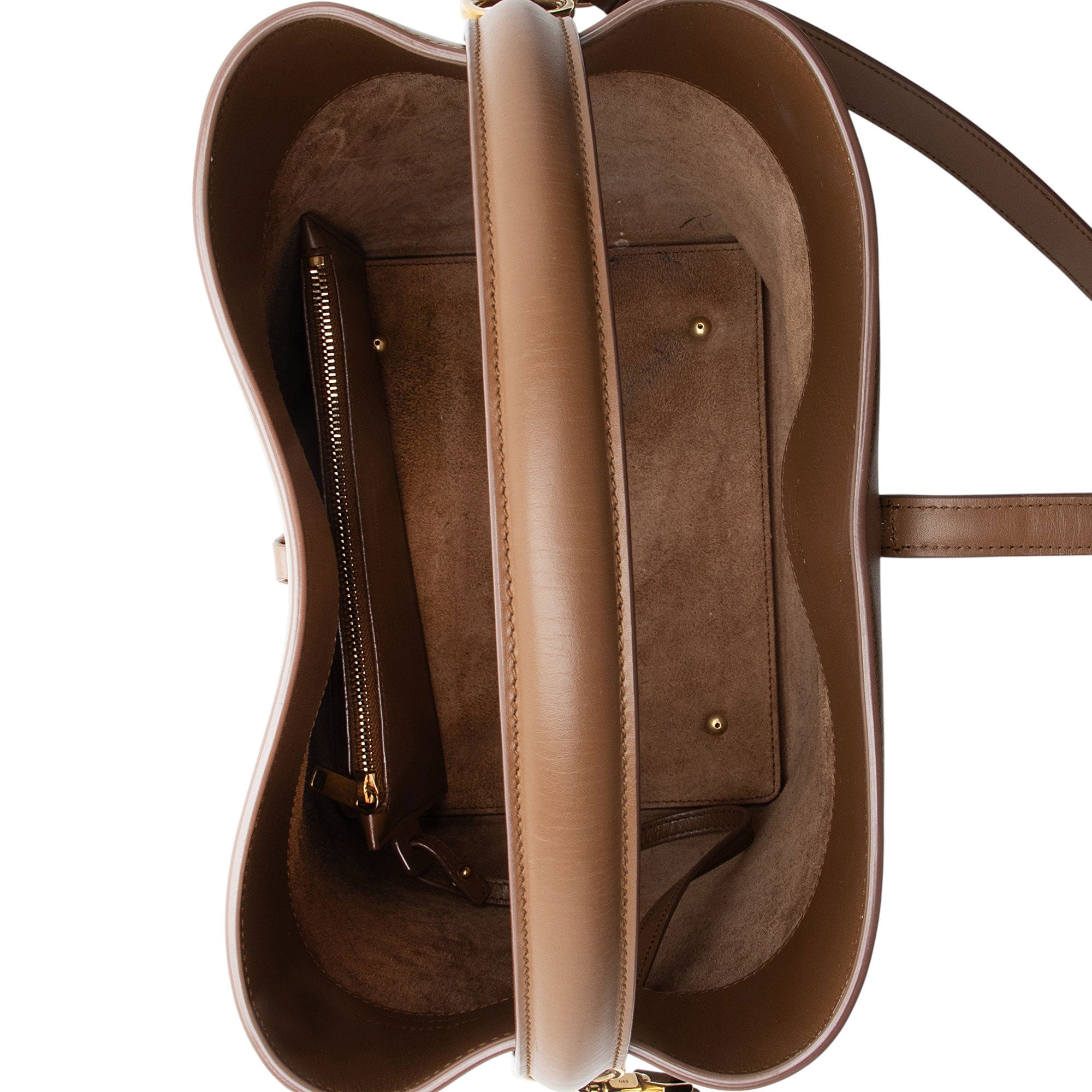 Saint Laurent Calfskin Monogram Le 37 Bucket Bag