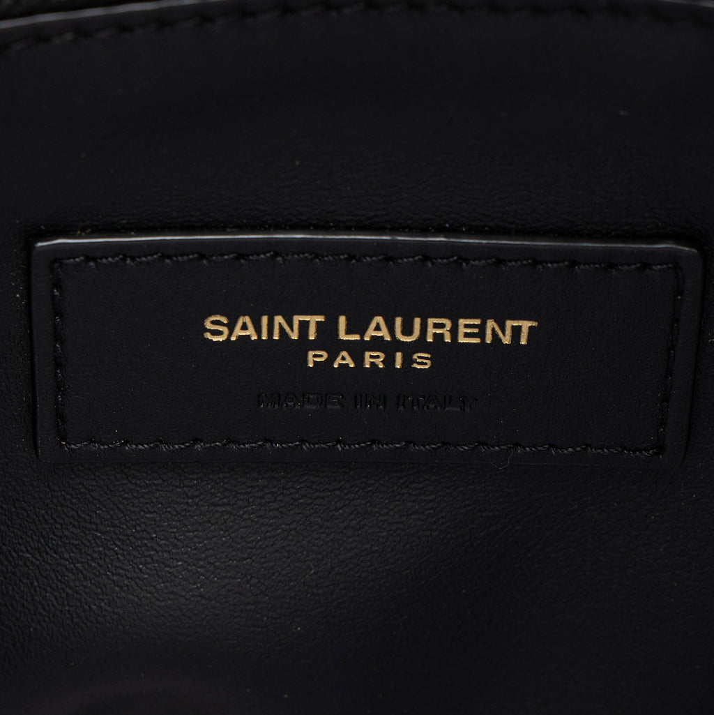 Saint Laurent Calfskin Monogram Le 5 A 7 Small Hobo