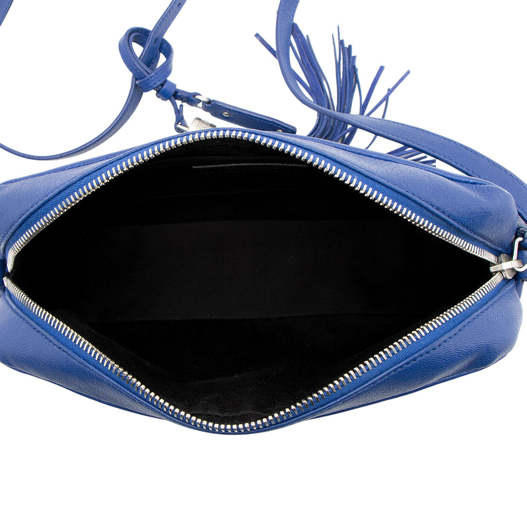 Saint Laurent Calfskin Monogram Lou Camera Bag