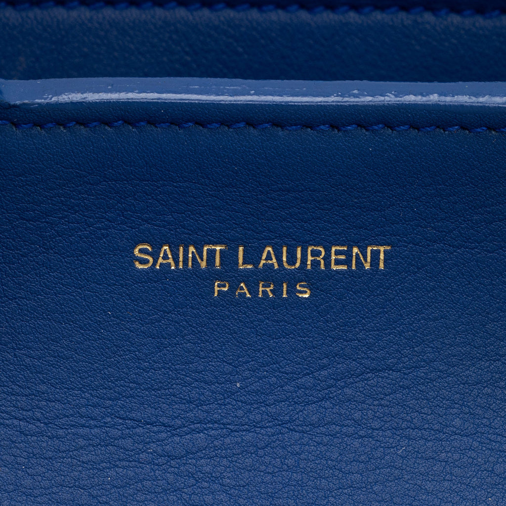 Saint Laurent Calfskin Monogram Medium Cabas Tote (SHF-gfxpGY)