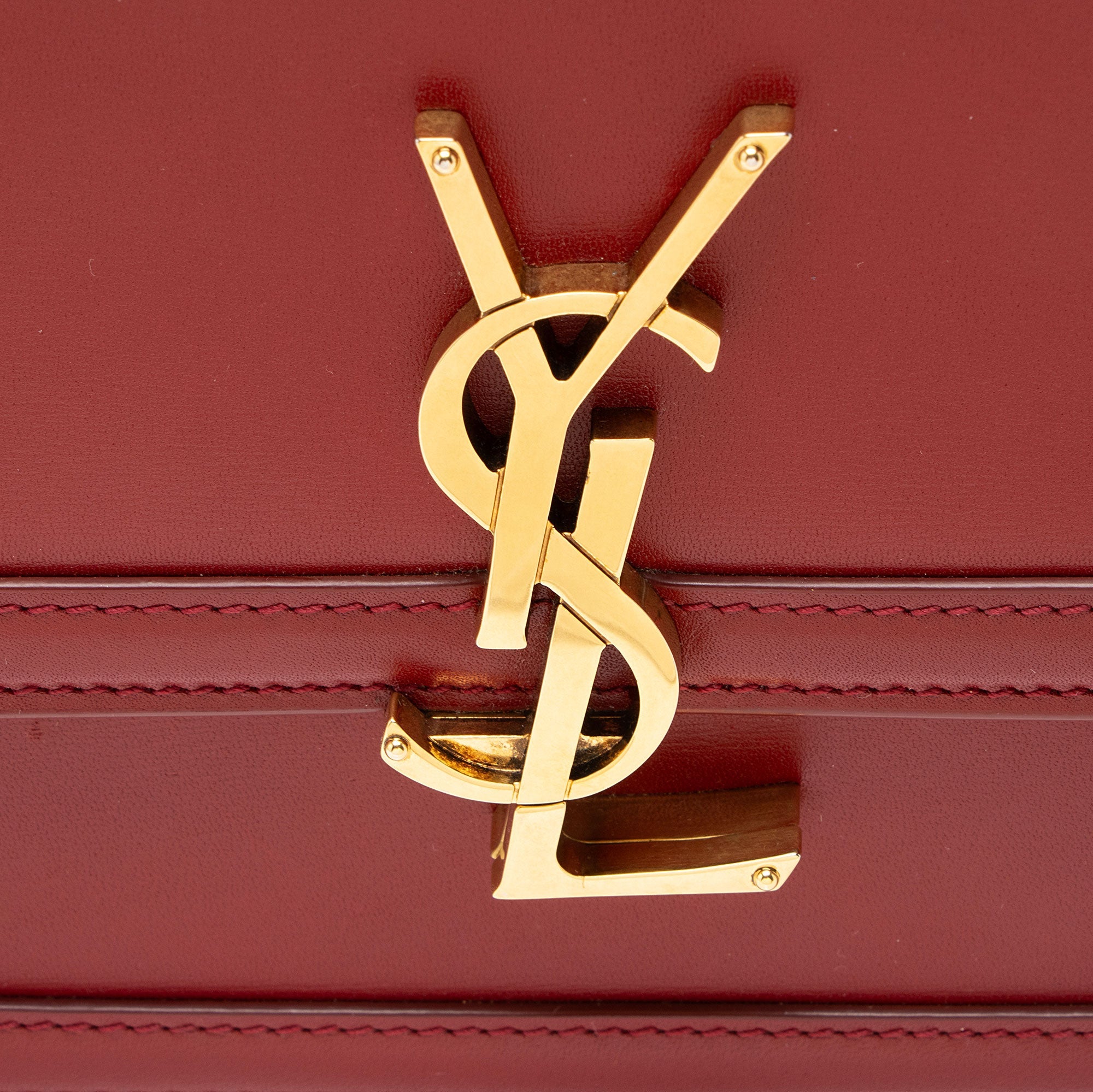 Saint Laurent Calfskin Monogram Solferino Medium Shoulder Bag