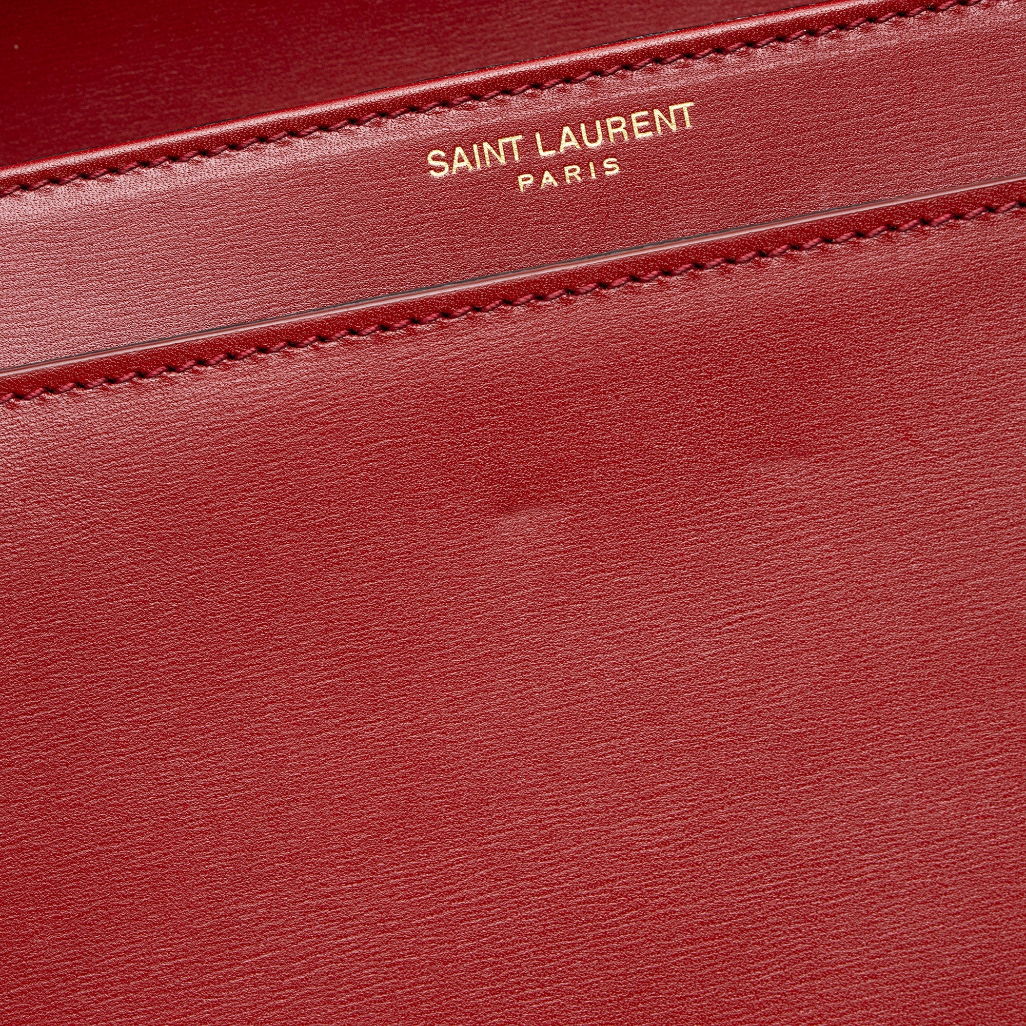 Saint Laurent Calfskin Monogram Solferino Medium Shoulder Bag