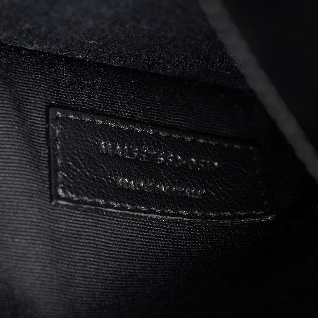 Saint Laurent Calfskin Monogram Uptown Medium Tote (SHF-GumjsZ)