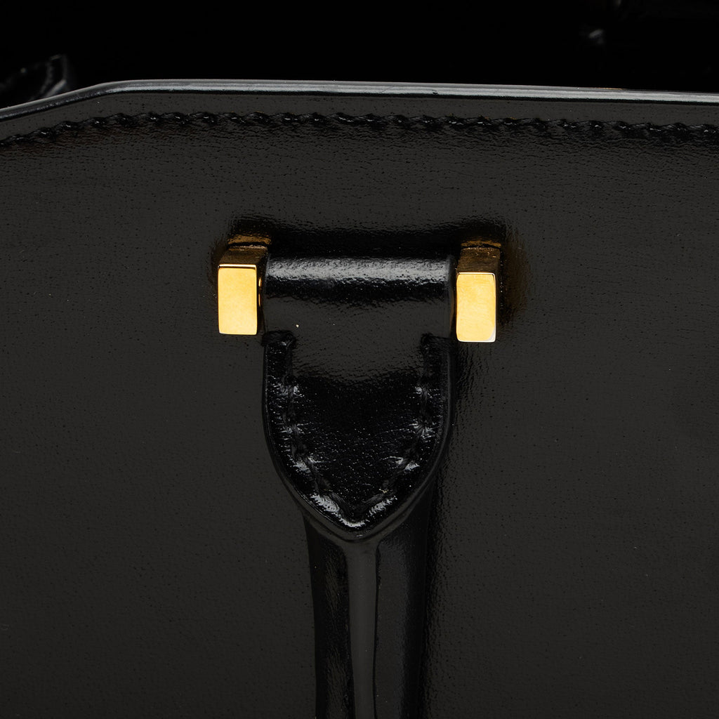 Saint Laurent Calfskin Monogram Uptown Medium Tote (SHF-GumjsZ)