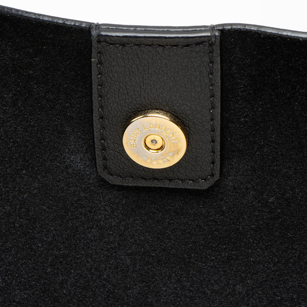 Saint Laurent Calfskin N/S Shopping Tote