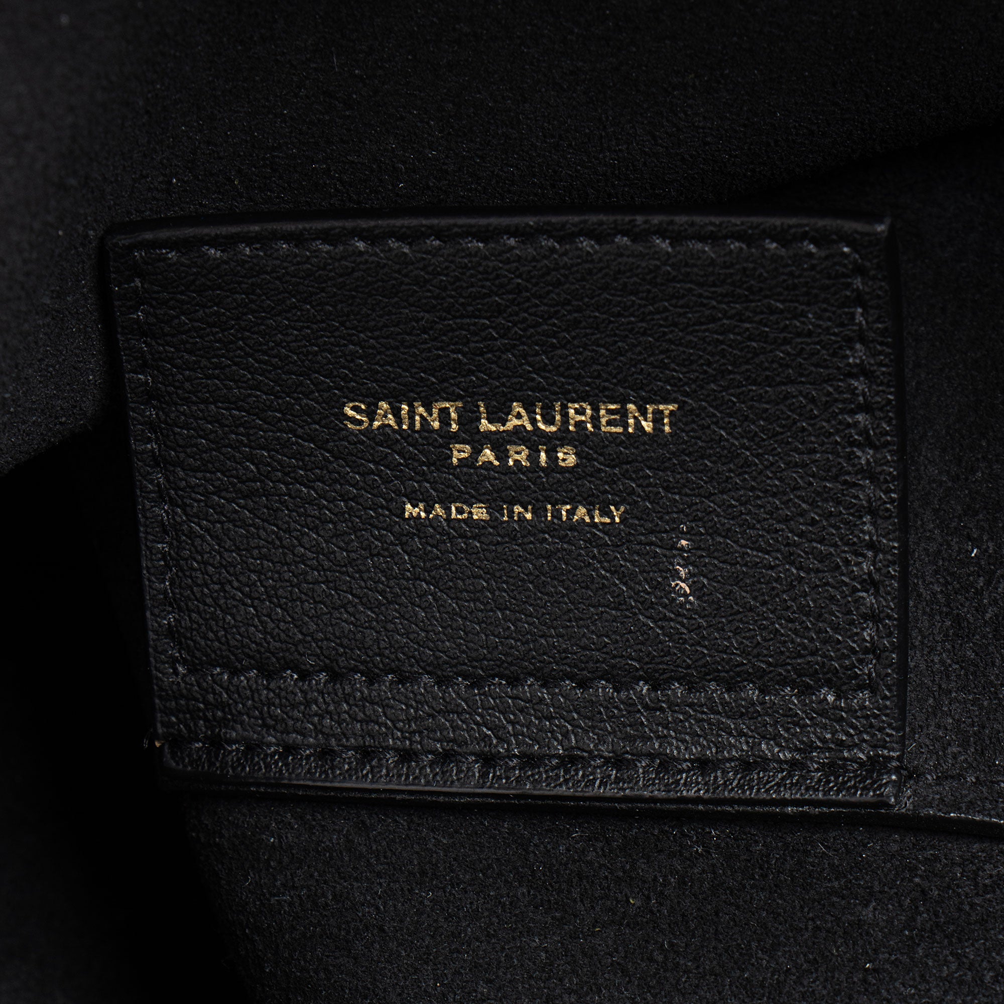 Saint Laurent Calfskin N/S Shopping Tote