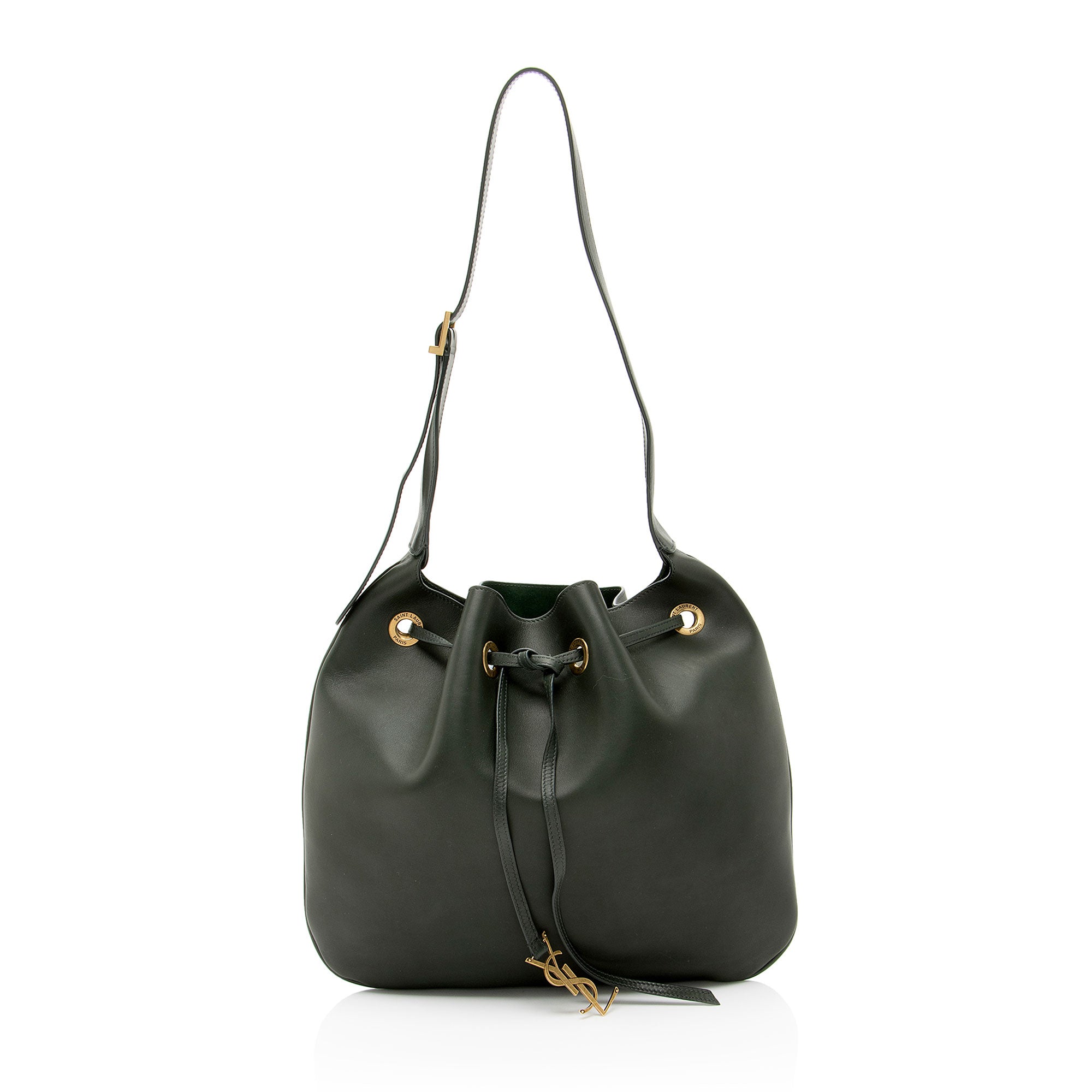 Saint Laurent Calfskin Paris VII Medium Hobo