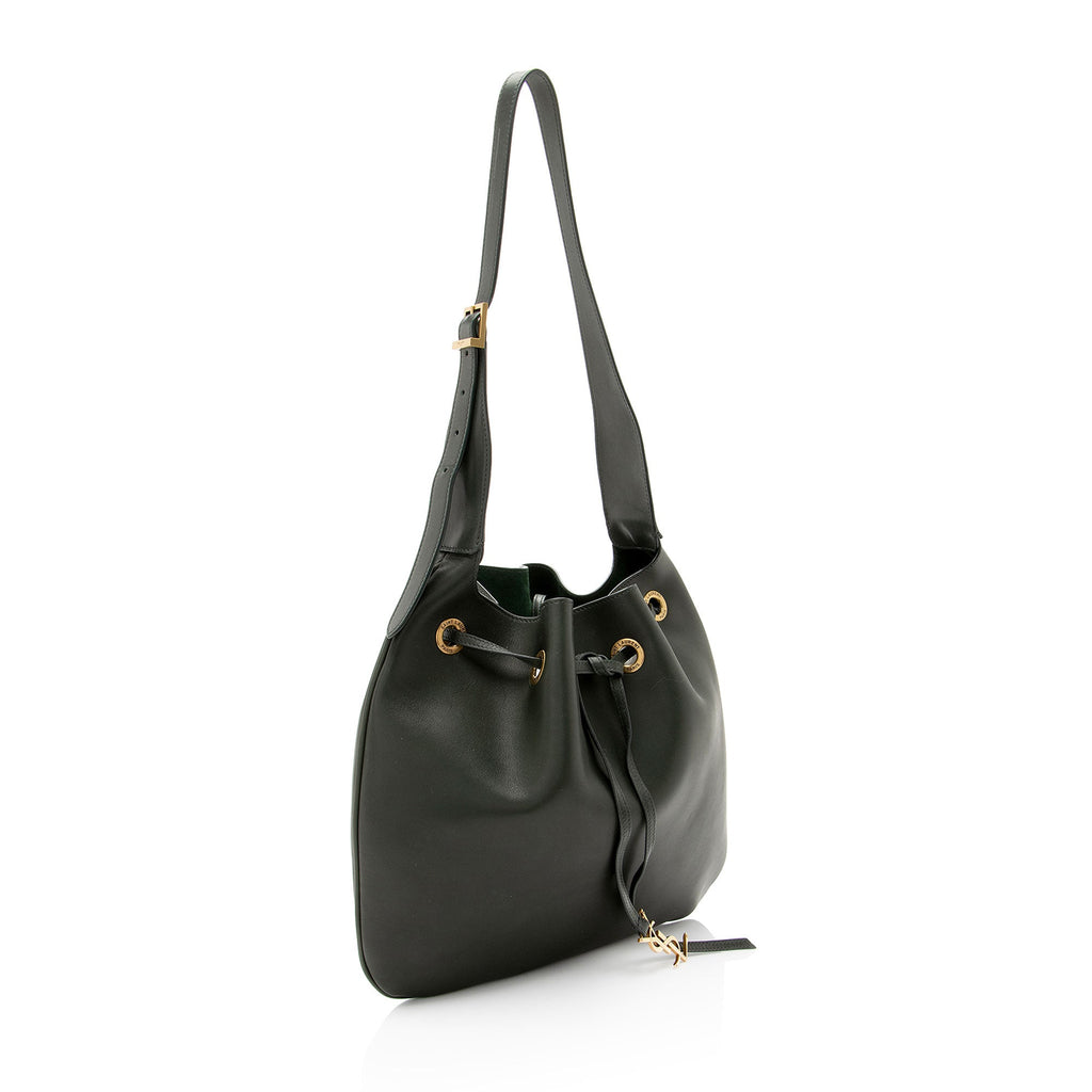 Saint Laurent Calfskin Paris VII Medium Hobo